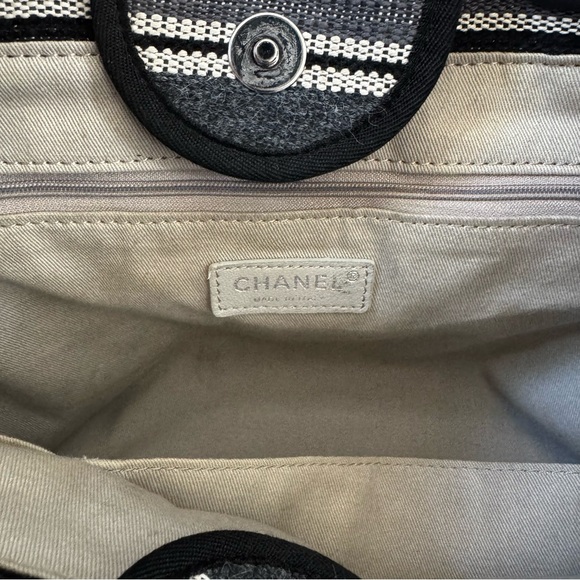 CHANEL Chanel Tote Woman’s Bag Deauville Excellent Condition - Picture 12 of 13